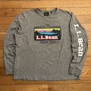 Todd Snyder X Ll Bean Big Logo Long Sleeve Tee Shirt XL